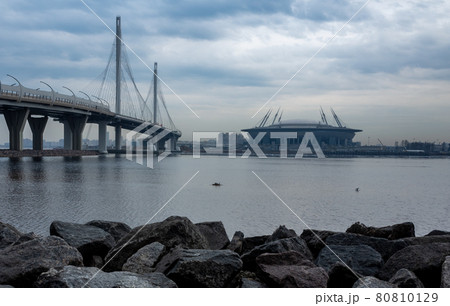 Stadium St. Petersburg arena (Gazprom arena), which will host the matches of the European football Championship in 2020 and the final of the Champions League in 2021 80810129