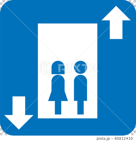 Elevator pictogram Elevator pictogram 80812410
