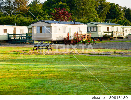 Holiday park cabins Scotland UK 80813180
