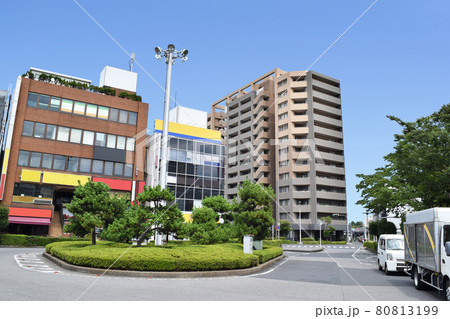 千葉市美浜区 稲毛海岸駅北口の街並み 千葉市美浜区 稲毛海岸駅北口の街並み 80813199