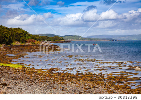 Isle of Mull coast Sound of Mull Inner Hebrides Scotland UK Isle of Mull coast Sound of Mull Inner Hebrides Scotland UK 80813398