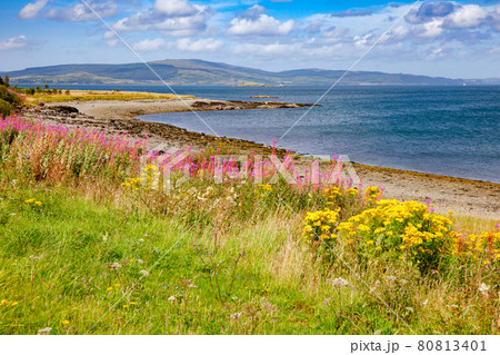 Bloobing Isle of Mull coast Sound of Mull Inner Hebrides Scotland UK Bloobing Isle of Mull coast Sound of Mull Inner Hebrides Scotland UK 80813401