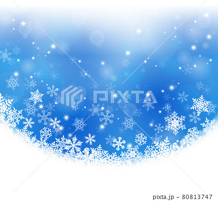 雪の結晶の背景素材 80813747