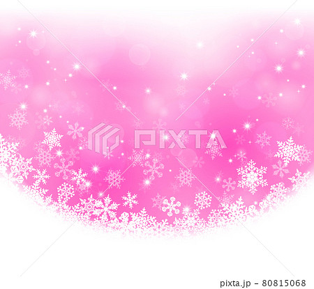 雪の結晶の背景素材 雪の結晶の背景素材 80815068