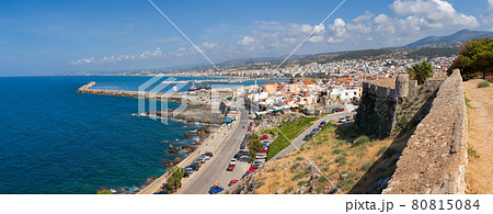 Rethymno cityscape panorama Crete Greece Rethymno cityscape panorama Crete Greece 80815084