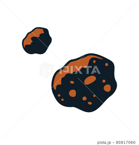 Meteorites Hand Drawn Illustration Meteorites Hand Drawn Illustration 80817060