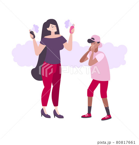 Perfume Flat Illustration Perfume Flat Illustration 80817661