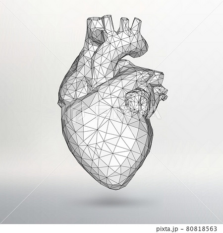 Creative concept Background of the human heart. Vector Illustration eps 10 for your design. 80818563