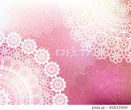 輝きとぼかしのレース背景のイラスト素材