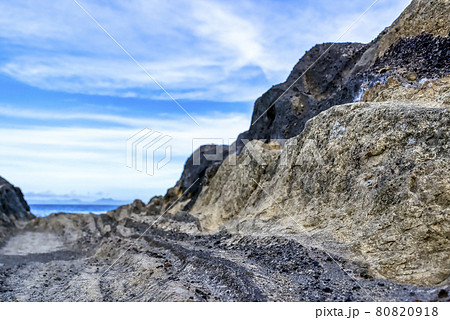 城ヶ島の海蝕崖 神奈川県 城ヶ島の海蝕崖 神奈川県 80820918