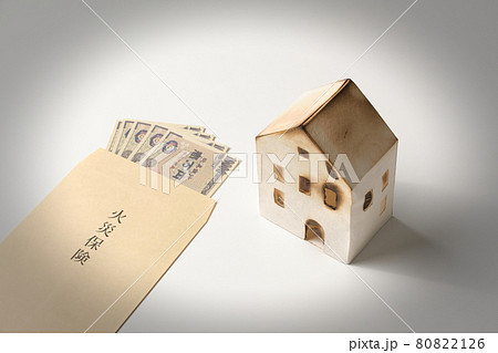 火災保険　住宅　火事　イメージ 80822126