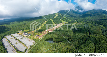 「山梨県」清里・美し森の空撮 80822243