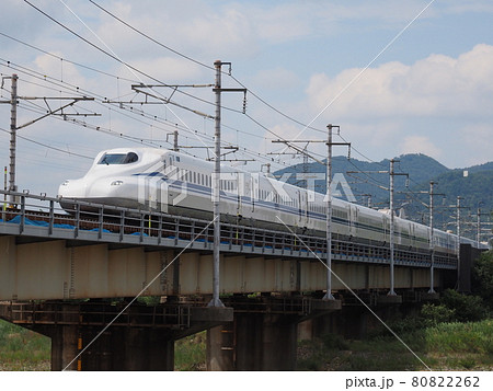 新幹線N700S　J15編成　愛知川橋梁にて 80822262