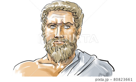 古代ギリシャの哲学者-イデア論の先駆者プラトン 80823661