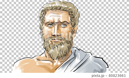 古代ギリシャの哲学者-イデア論の先駆者プラトン 80823661