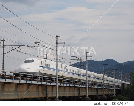 新幹線N700A　愛知川橋梁にて 80824072