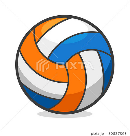 volleyball or beach-volley ball design 80827363