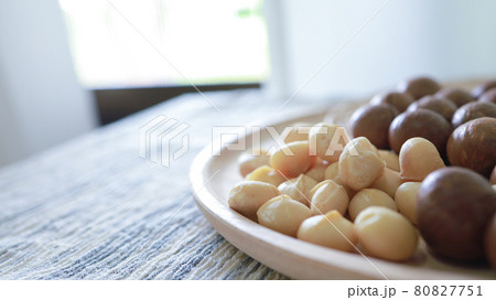 Organic Macadamia nut. macadamia nuts are cracked and baked to taste extremely delicious superfood fresh natural shelled unsalted raw macadamia and healthy food concept Organic Macadamia nut. macadamia nuts are cracked and baked to taste extremely delicious superfood fresh natural shelled unsalted raw macadamia and healthy food concept 80827751
