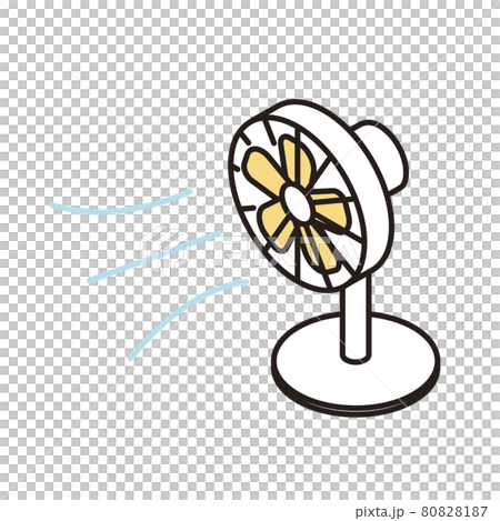 電風扇的簡單圖解矢量圖解 80828187