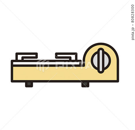 シンプル　イラスト　カセットガスのベクターイラスト 80828300