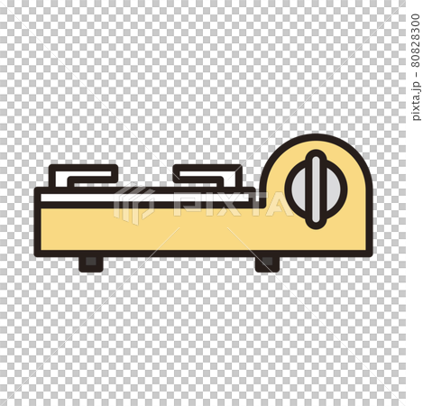 シンプル　イラスト　カセットガスのベクターイラスト 80828300