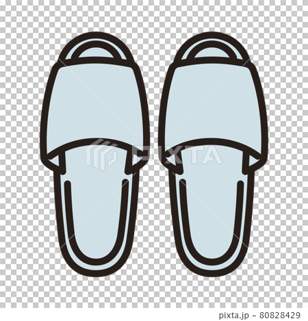 Simple illustration, vector illustration of slippers Simple illustration, vector illustration of slippers 80828429