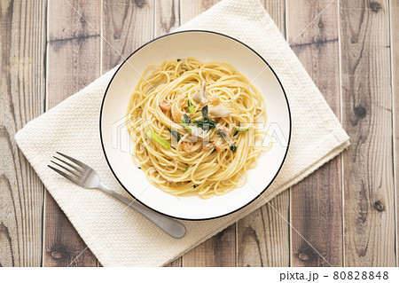 鮭フレークの和風パスタ 80828848