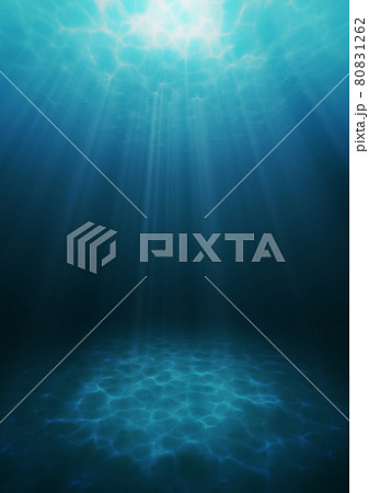 海中　水中　背景素材 80831262