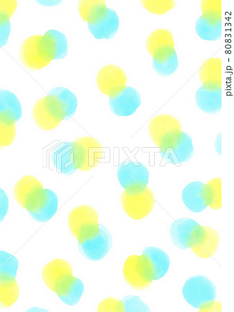 ブルーの水彩ドットの背景壁紙 80831342