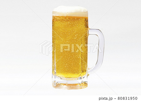 水滴のついたジョッキビールの画像 80831950