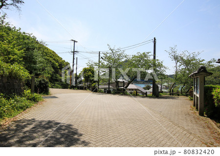 旧三角簡易裁判所前の道 80832420