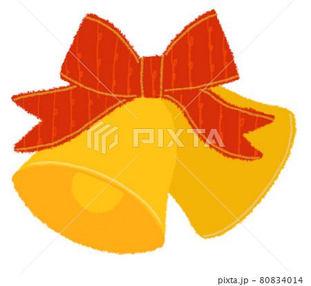 クリスマスベルのイラストのイラスト素材