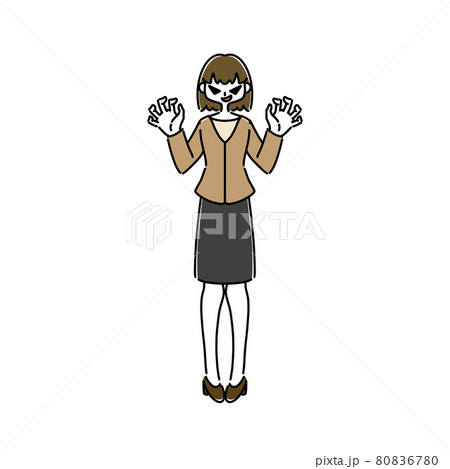 襲いかかる不審人物　女性2 80836780
