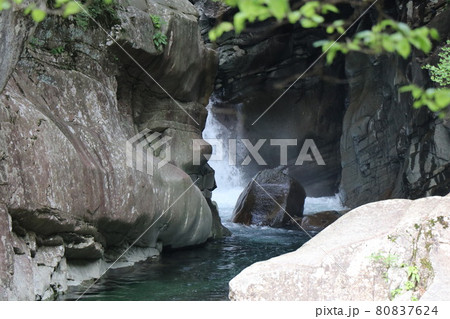 面河渓虎ヶ滝 面河渓虎ヶ滝 80837624