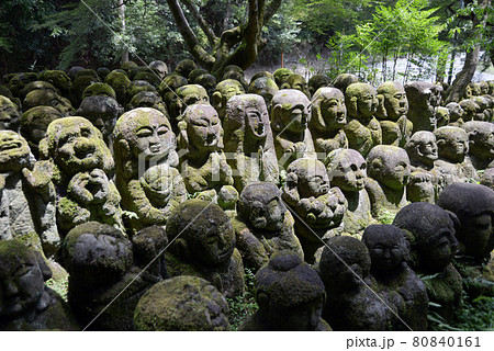 愛宕念仏寺　羅漢像　京都市嵯峨野 80840161