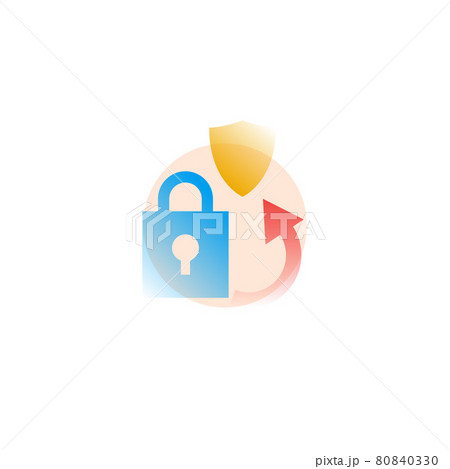 Change password. Vector icon in gradient style Change password. Vector icon in gradient style 80840330