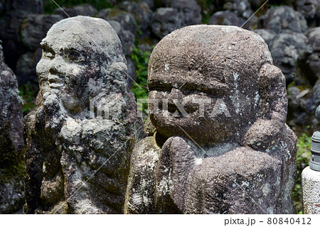 愛宕念仏寺　羅漢像　京都市嵯峨野 80840412
