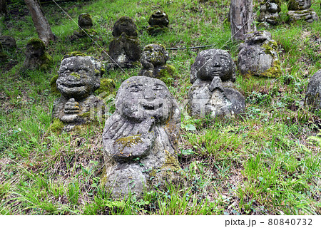 愛宕念仏寺 羅漢像 京都市嵯峨野 愛宕念仏寺 羅漢像 京都市嵯峨野 80840732
