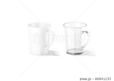 Blank ceramic and glass bell-shaped 11oz mug mockup, side view Blank ceramic and glass bell-shaped 11oz mug mockup, side view 80841235