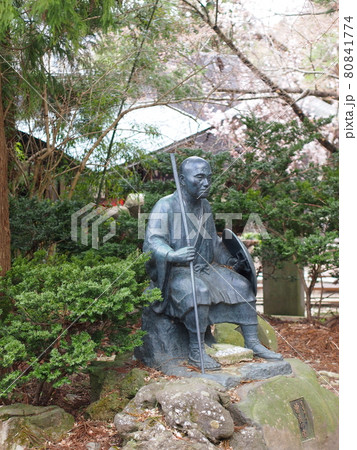 立石寺（山寺）の河合曾良像 80841774