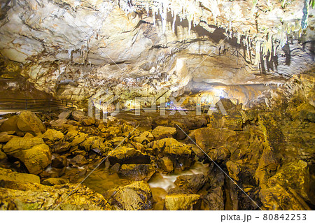 山口県美祢市　秋芳洞 80842253