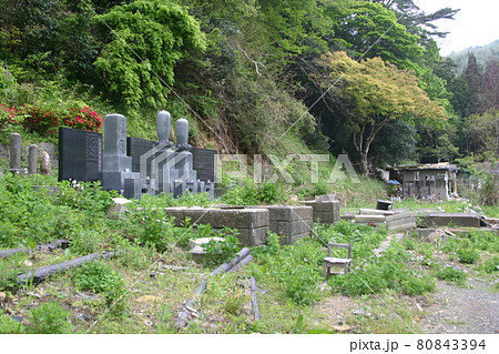 石巻市雄勝町　中心部　雄勝浜　2012年夏　東日本大震災から1年 80843394