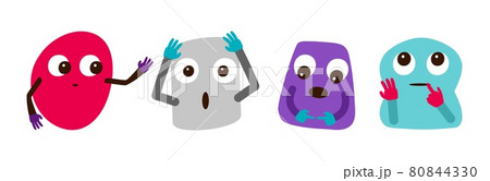 Crazy abstract characters Crazy abstract characters 80844330