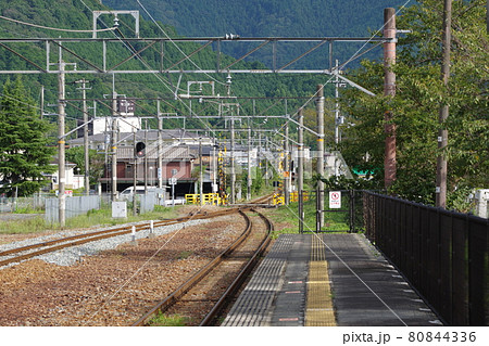 福知山線・柏原駅のホーム 福知山線・柏原駅のホーム 80844336