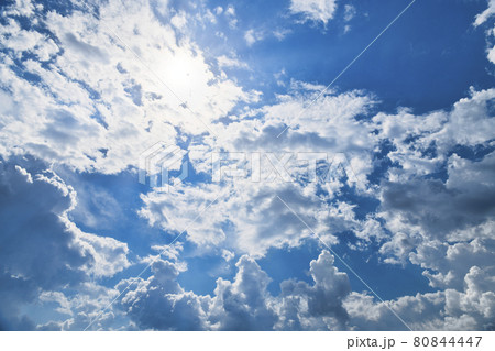 青空と太陽 青空と太陽 80844447