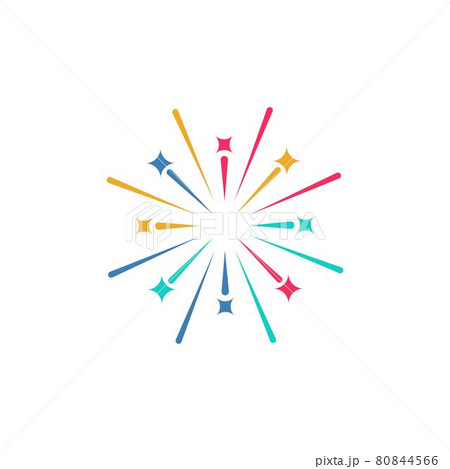Firework vector icon illustration 80844566