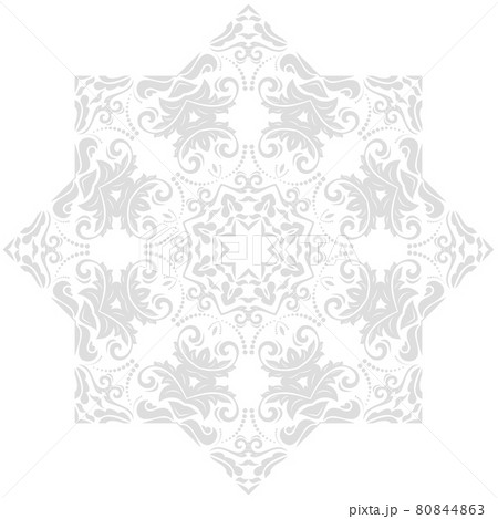 Classic Vector Fine Pattern With Various Arabesques 80844863