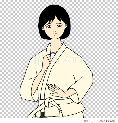 武道を学ぶ女性 武道を学ぶ女性 80845580