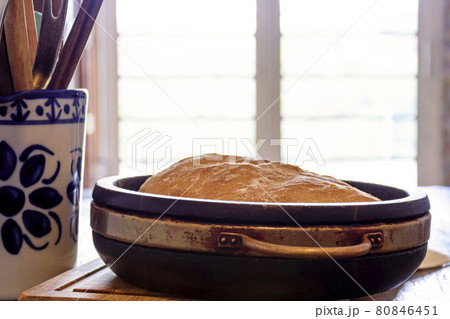 Handmade fresh homemade bread with organic ingredients 80846451