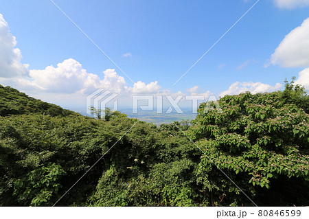 茨城県の筑波山の御幸ヶ原からの眺め 80846599